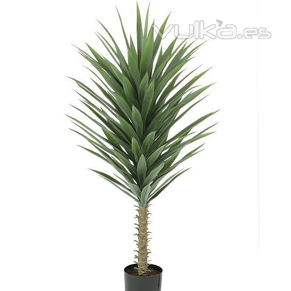 Planta artificial yucca verde en lallimona.com