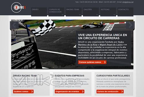 Proyecto web: Empresa del sector servicios. Competiciones en circuitos, curos de conduccin