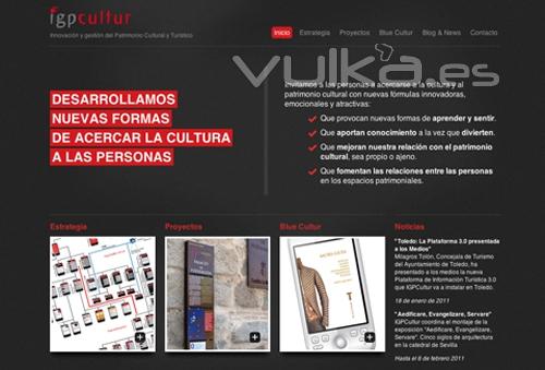 Proyecto web: Desarrollo web dinmica para empresa de Cultura