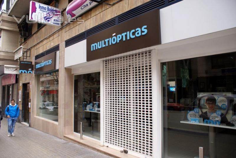 MULTIOPTICAS Xativa, gafas y lentes y audifonos. Fachada