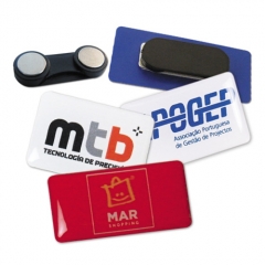 Chapa rectangular con iman,  cuatricomia y resina  incluida en precio refmbzmk27