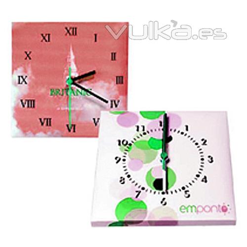 Reloj pared 100% personalizable Cuatricoma incluida en precio. Ref MBZMK32