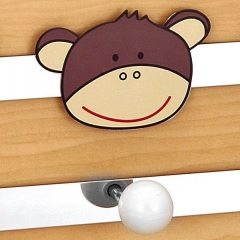 Colgador metal 3 perchas para puertas 52 en lallimonacom detalle1