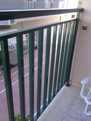 Barandilla aluminio balcon alto especial
