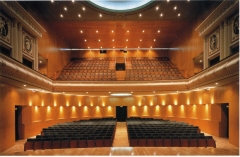 Interior rehabilitacion integral teatro cervantes de linares (jaen)