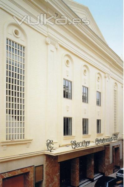 Fachada Rehabilitacin integral Teatro Cervantes de Linares (Jan)