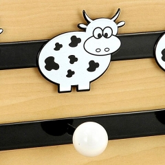 Colgador metal 3 perchas para puertas 54 en lallimonacom detalle1
