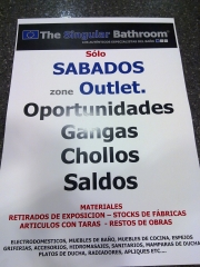 Letrero de inauguracion de zone outlet