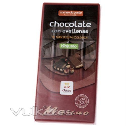 Chocolate con avellanas