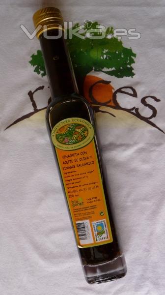 Vinagreta de aceite de oliva y vinagre balsmico
