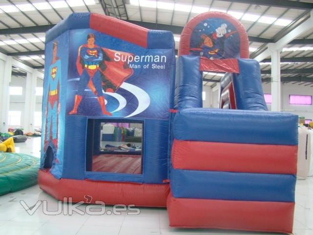 el castillo hinchable de superman  es super-guayyyyyyyy