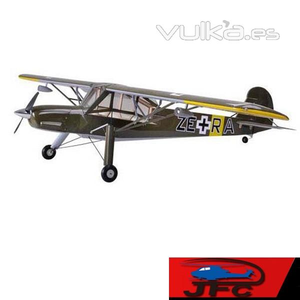 Avion Fieseler Storch JFC rc explosion gran escala