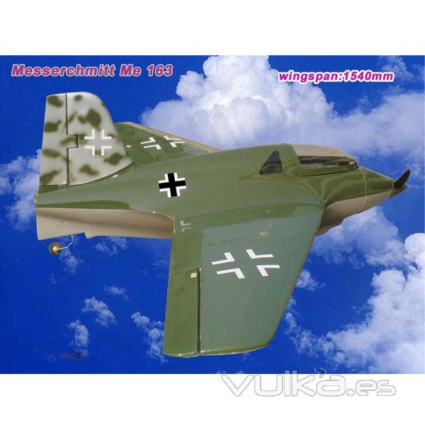 Avion Messerschmitt Me 163 (ARTF) JFC rc explosion gran escala