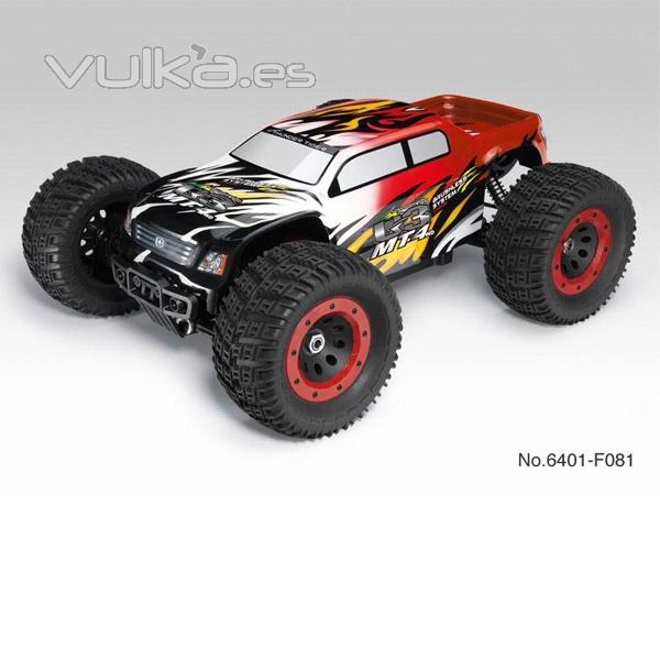 Coche MT-4 G3,Monster Truck Brushless 2,4 Ghz rojo Thunder Tiger