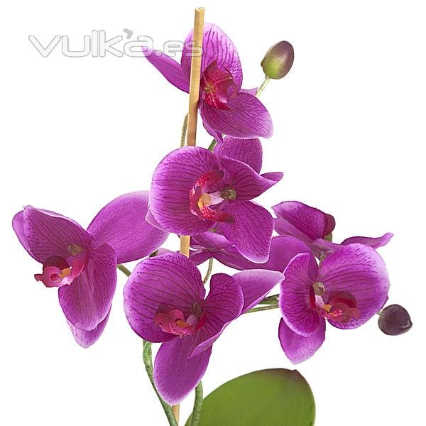 Planta artificial flores orquidea lila en lallimona.com detalle2