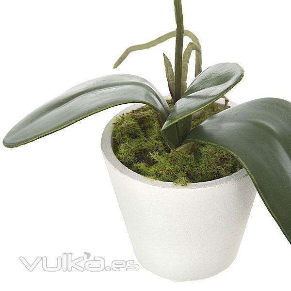 Planta artificial flores orquidea lila en lallimona.com detalle1