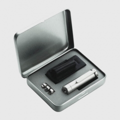 Puntero laser con funda polipiel en caja metalica ref ziveppl1