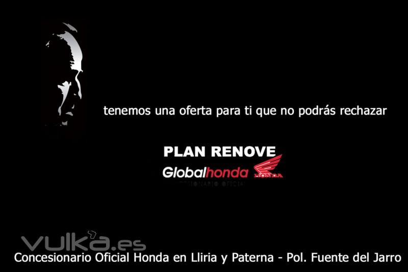 PLAN RENOVE MOTOS GLOBALHONDA VALENCIA