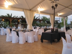 Boda con pergola