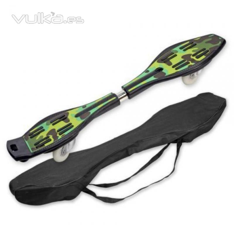 MONOPATIN DE DOS RUEDAS TIPO WAVEBOARD SKATING SUPER OFERTA A 18 EUROS