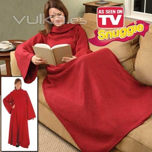 MANTA CON MANGAS ROJA, LA BATAMANTA SNUGGIE