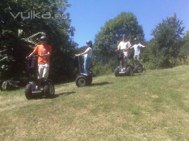 Ruta en segway todo terreno en plena naturaleza