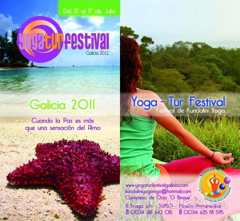 YOGA FESTIVAL: PORTADA FOLLETO PROMOCIONAL