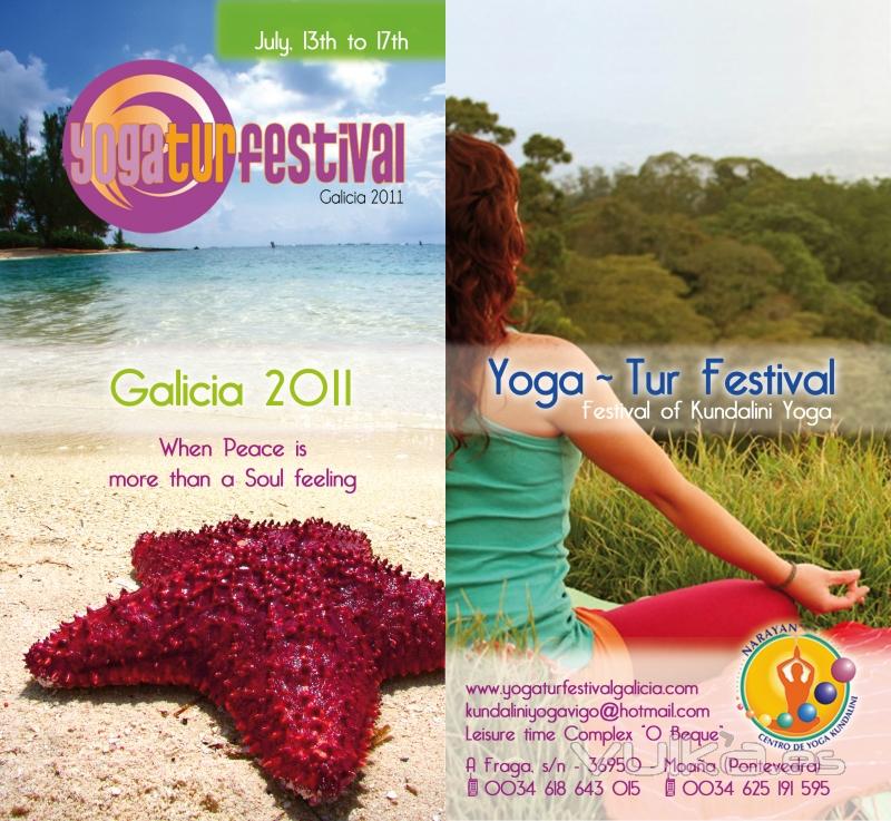 FESTIVAL DE YOGA: PORTADA FOLLETO PROMOCIONAL