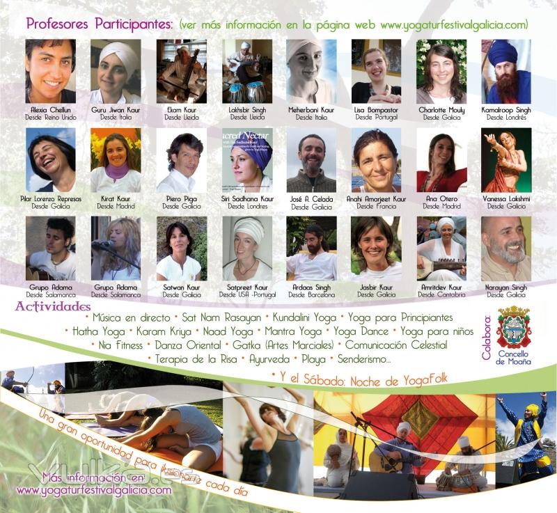 YOGA FESTIVAL 2011: Profesores asistentes al YogaTur Festival