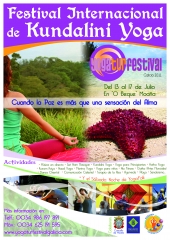 Festival de yoga 2011: cartel del festival