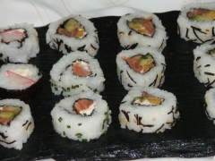 Aperitivos de sushi
