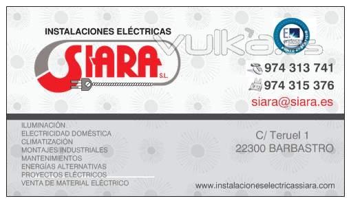 INSTALACIONES ELCTRICAS SIARA S.L.