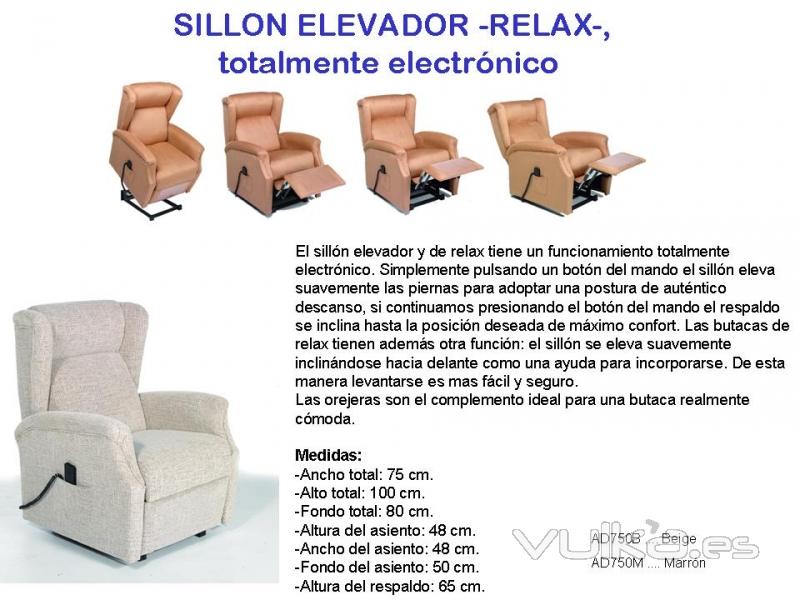 Sillón basculante y elevador RELAX