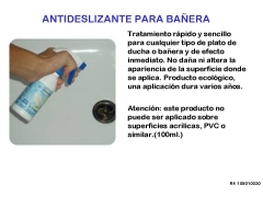 Spray antideslizante para baera y ducha