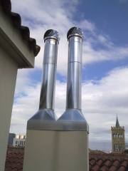 Instalación de aspiradores para mejora de tiro
