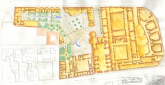 Planta de la Casa de Atilano Casado en Alcalá de Henares