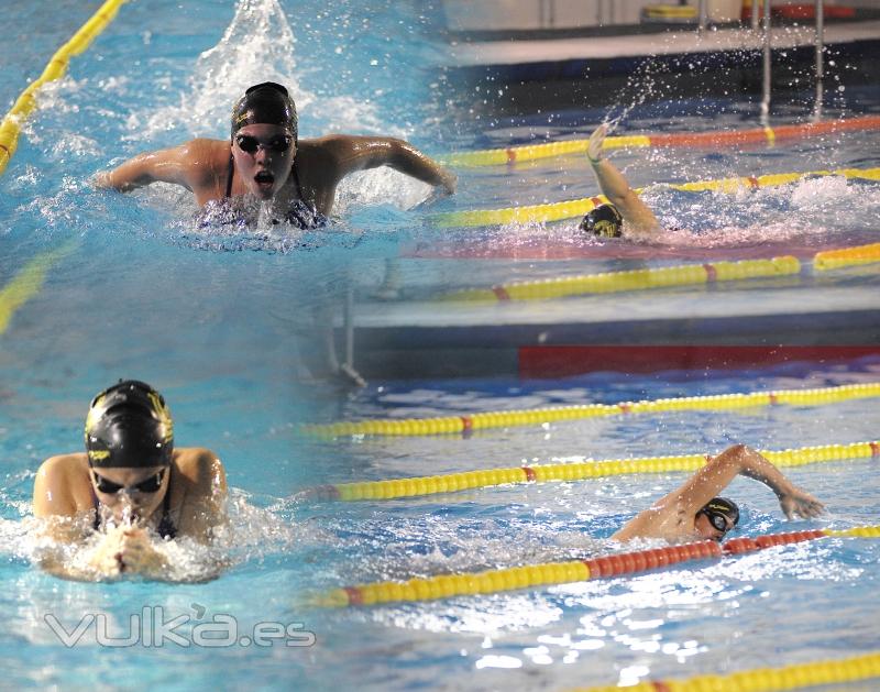 Natacion Valencia, nadadores del Club Natacion Silos Burjassot Valencia nadando a los cuatro estilos