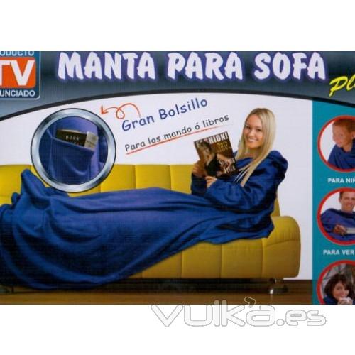 MANTA CON MANGAS PARA SOFA, LABATAMANTA