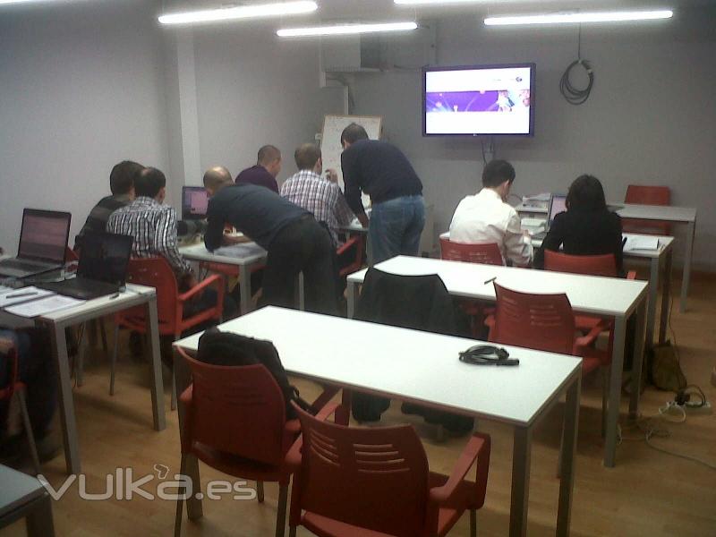 Curso de omniaccess wireless de Alcatel-Lucent en el nuevo aula de masscomm