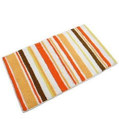 Alfombra de bano rayas multicolor en lallimonacom