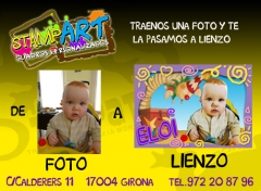De foto a lienzo