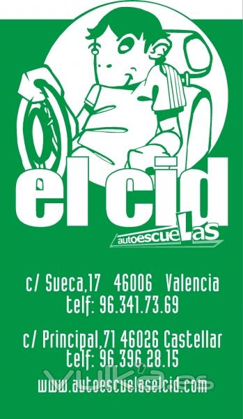 Autoescuelas El Cid Avae en Valencia y Castellar-Oliveral