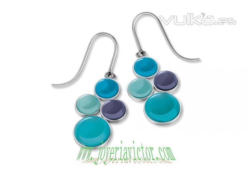 Pendientes Swatch Bijoux. Coleccin Loburia Blue. Swiss Made.