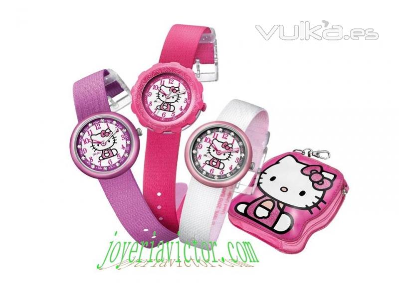 Reloj Flik Flak. Coleccin Hello Kitty. Swiss Made. P.V.P.: 45EUR