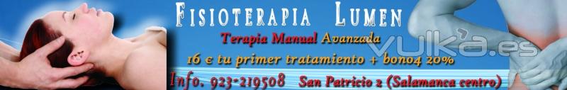 Fisioterapia Lumen Salamanca: Terapia Manual Avanzada