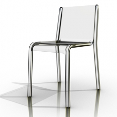 Glass silla de policarbonato