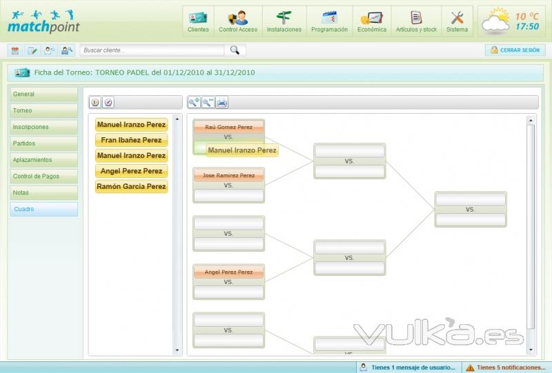 MatchPoint - Software de gestin de centros deportivos