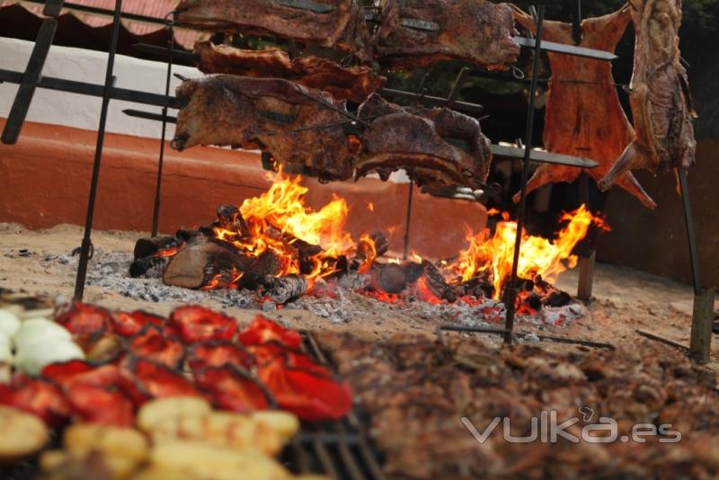 Carnes a la brasa al estilo Argentino