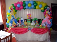 Decoracion con globos mesa decoracion infantil