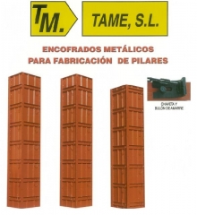 Encofrados rectos para ejecucion de pilas, pilares y columnas rectangulares encofrado metalico